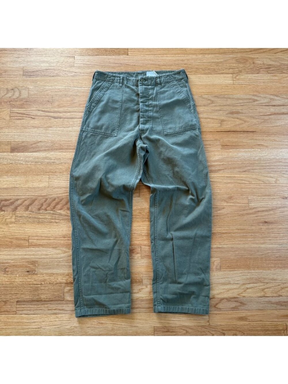 Maharishi OG-107 Olive Cotton Sateen Fatigue Type 1 Pants 32/30
